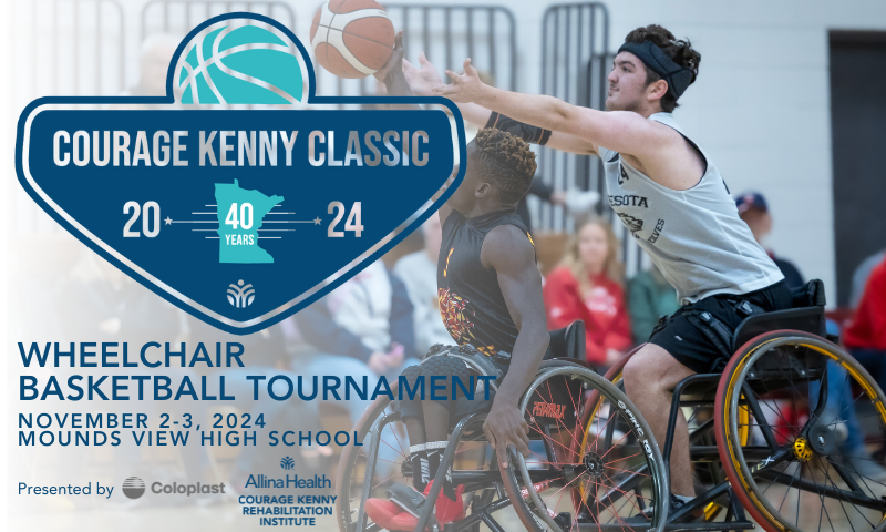 40th Annual Courage Kenny Classic Tournament official poster.